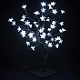 Dekorativní LED strom s květy 45 cm, studená bílá