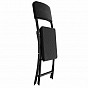 Skládací židle na zahradu, 80 x 40 cm, černá