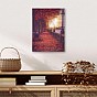 Nástěnná malba Promenáda, 6 LED, 30 x 40 cm