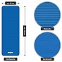 Maxxiva fitness podložka, 190 x 60 x 1,5 cm, modrá
