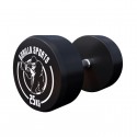 Gorilla Sports Jednoruční činky černo/bílé, 2 x 25 kg