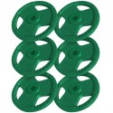 Gorilla Sports Sada litinových kotoučů, 6 x 5 kg