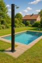 Venkovní solární sprcha 35 l – otočná hlavice, ohřev až 60°C