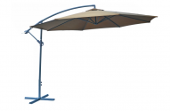 Slunečník kovový ø 350 cm, hnědá