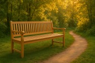Zahradní lavice teak 180cm 3místná, prémiové natur provedení