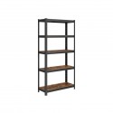 Regál SONGMICS 150×75×30 cm, 650 kg, hnědo-černý