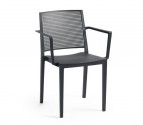 Křeslo GRID ARMCHAIR, 81 x 57 x 56 cm, antracit