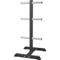 Gorilla Sports Stojan na olympijské kotouče 112 cm, černá