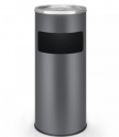 Odpadkový koš s popelníkem, 17 l, antracit