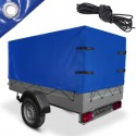 Přepravní plachta na vozík 500g/m2 modrá
