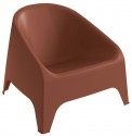 MATERA plastové křeslo, terracotta
