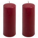 Vínová parafínová svíčka 20 cm, 80 h hoření, sada 2 ks