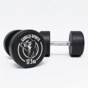 Gorilla Sports Jednoruční činky 2 x 17,5 kg, pogumované