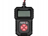Tester autobaterií s LCD displejem, 12V, 100-2000A, YATO