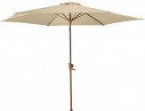 ROJA WOOD Naklápěcí slunečník 3 m, béžový