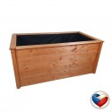 Vyvýšený záhon s lazurou 156×70×85 cm, česká výroba