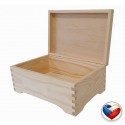 Dřevěný box s víkem 30×20×13 cm, borovice, česká výroba