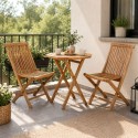 Teakový balkonový set 2 židle a stůl ADRIA