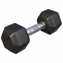 Gorilla Sports Šestihranná pogumovaná činka, 6 kg