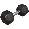 Gorilla Sports Šestihranná pogumovaná činka, 10 kg