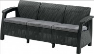 Zahradní pohovka CORFU LOVE SEAT MAX antracit