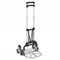 Skládací schodišťový rudl, 80 kg, teleskopická rukojeť