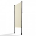 Svislá markýza na balkon 100x228-316 cm, UV ochrana, béžová