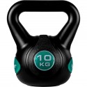 MOVIT Kettlebell činka - 10 kg, černá/petrolejová