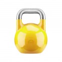 Gorilla Sports Soutěžní kettlebell, žlutý, 16 kg
