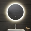 AQUAMARIN Koupelnové LED zrcadlo kulaté, 60 cm