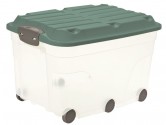 Úložný box s víkem ROLLER 57 L, 59,5 x 40 x 37 cm, plast